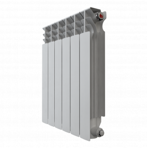 Радиатор алюминиевый НРЗ/РА  500/100 4сек.(186 Вт)