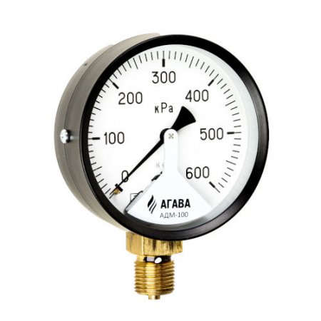 АДМ-100, 3 - 0,6 ( IP20, G1/2, кл.т.2,5) измеритель/преобразователь давления (манометр)