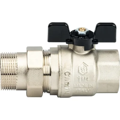 Кран шаровый  1 1/4" ГШ со сгоном STOUT