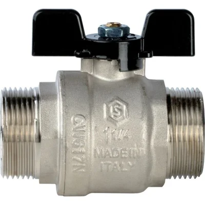 Кран шаровый 1 1/4" ШШ баб STOUT