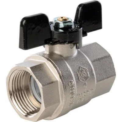 Кран шаровый 1/2" ГГ баб. STOUT