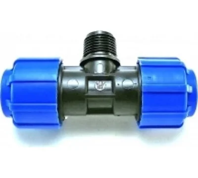 Тройник ПНД 40х1 1/4" НР
