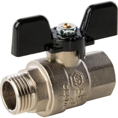 Кран шаровый 1/2" ГШ баб. STOUT